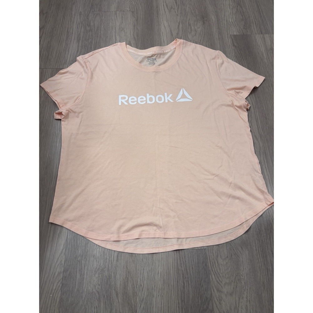 Reebok  Womens Identity Short Sleeve T-Shirt Soft Breathable Gym Workout 2XL